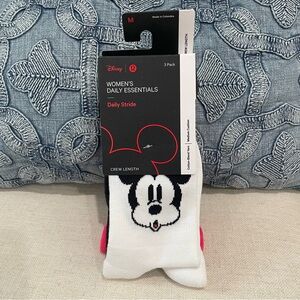 Lululemon x Disney Women's Daily Essentials Crew Socks Medium New